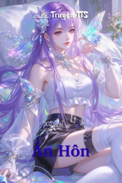 Bìa truyện "Ẩn Hôn" với hình ảnh hai nhân vật chính trong bối cảnh hiện đại.