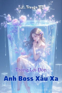 Bìa truyện Anh Boss Xấu Xa Trong Lời Đồn, khắc họa cặp đôi chính Mộc Tương Tương và người chồng bí ẩn.